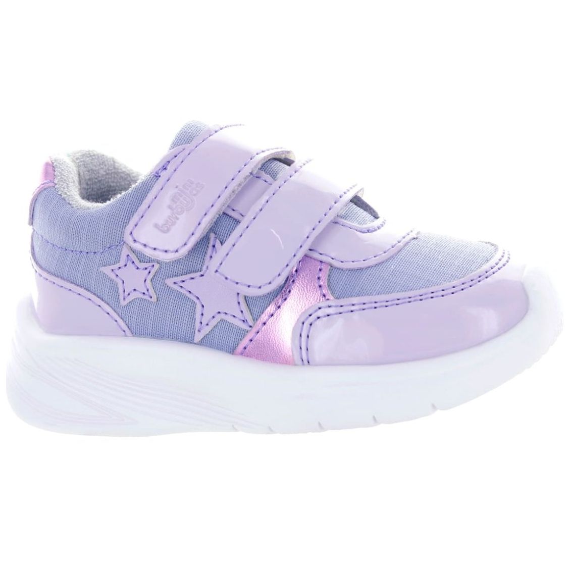 Zapato para niña blanco con moño – Mini Burbujas