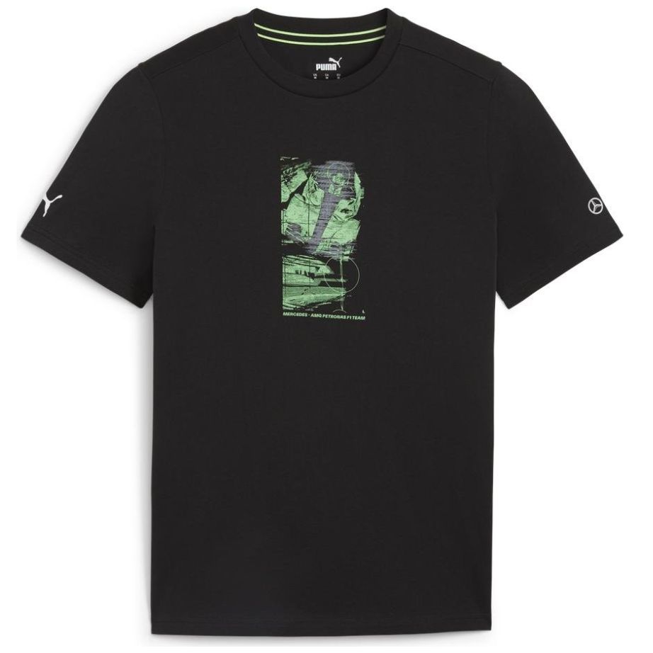 Playera Negra Merdedes Puma para Hombre
