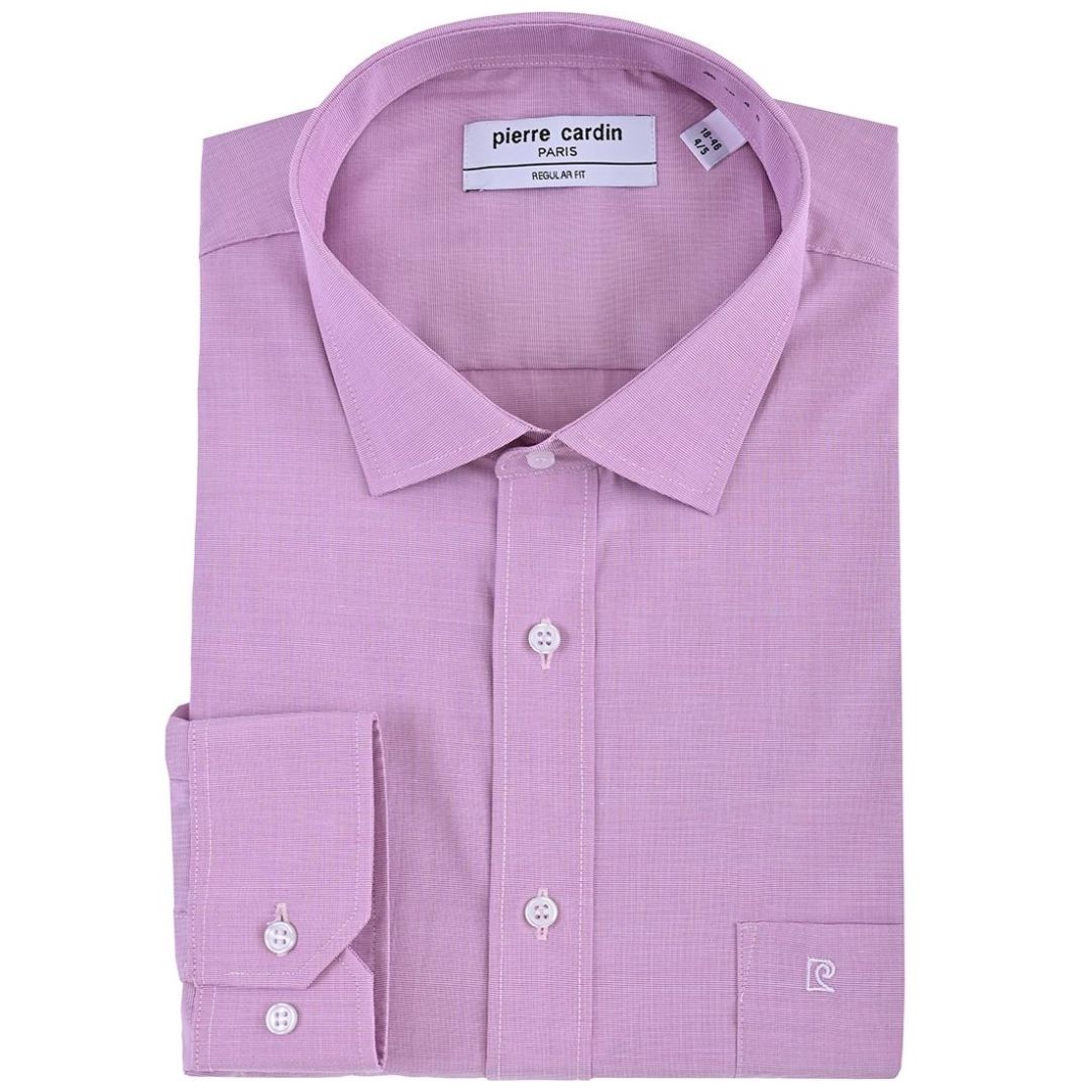 Camisa Jaspe Manga Larga Pierre Cardin para Hombre Plus