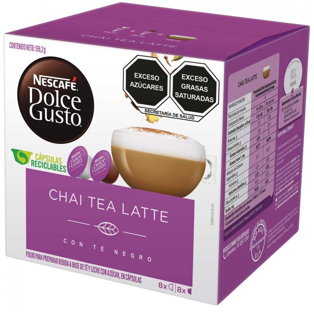 Cápsulas Chai Tea Nescafé Dolce Gusto