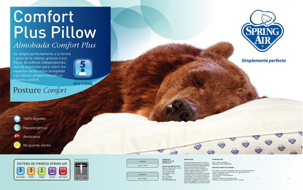 Almohadas spring air online fiberball