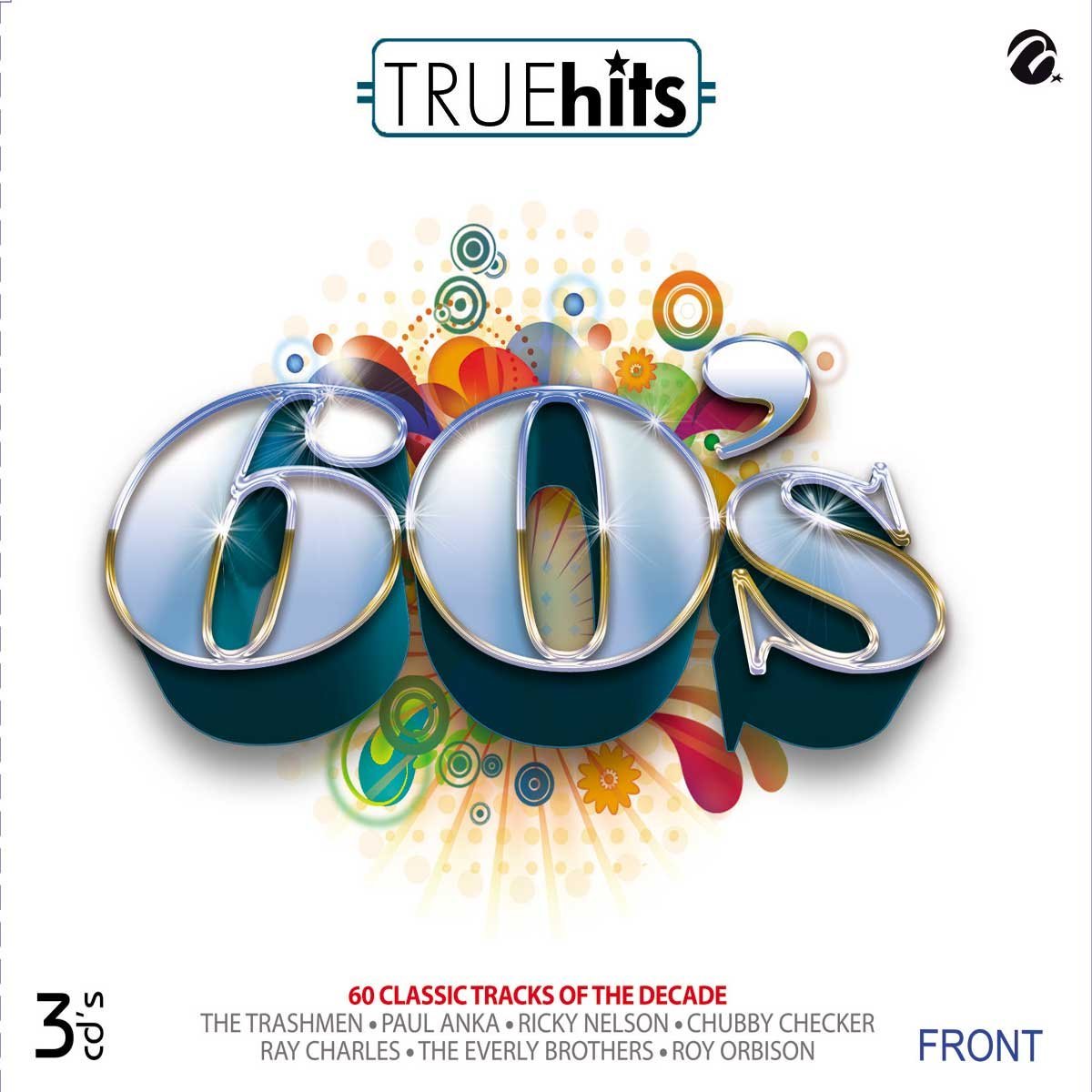 3 Cds   True Hits 60's (60 Classic Tracks Of The Decade)