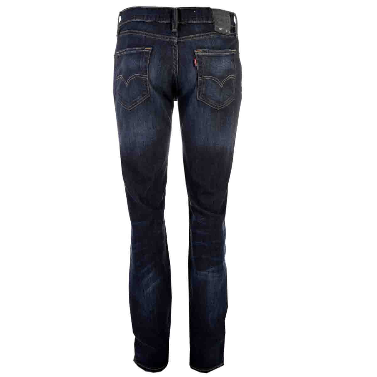 Levis 511 Pantalón de Mezclilla para Caballero Azul Oscuro