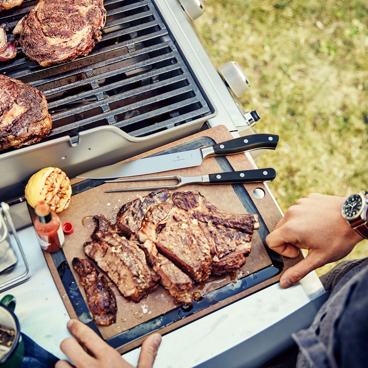 Juego de 6 cuchillos de mesa para carne de Victorinox