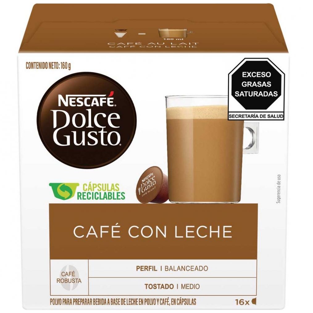 Dolce Gusto Nescafe Cápsulas de café, capuchino, 16 cápsulas (paquete de 3)  : Comida Gourmet y Alimentos 