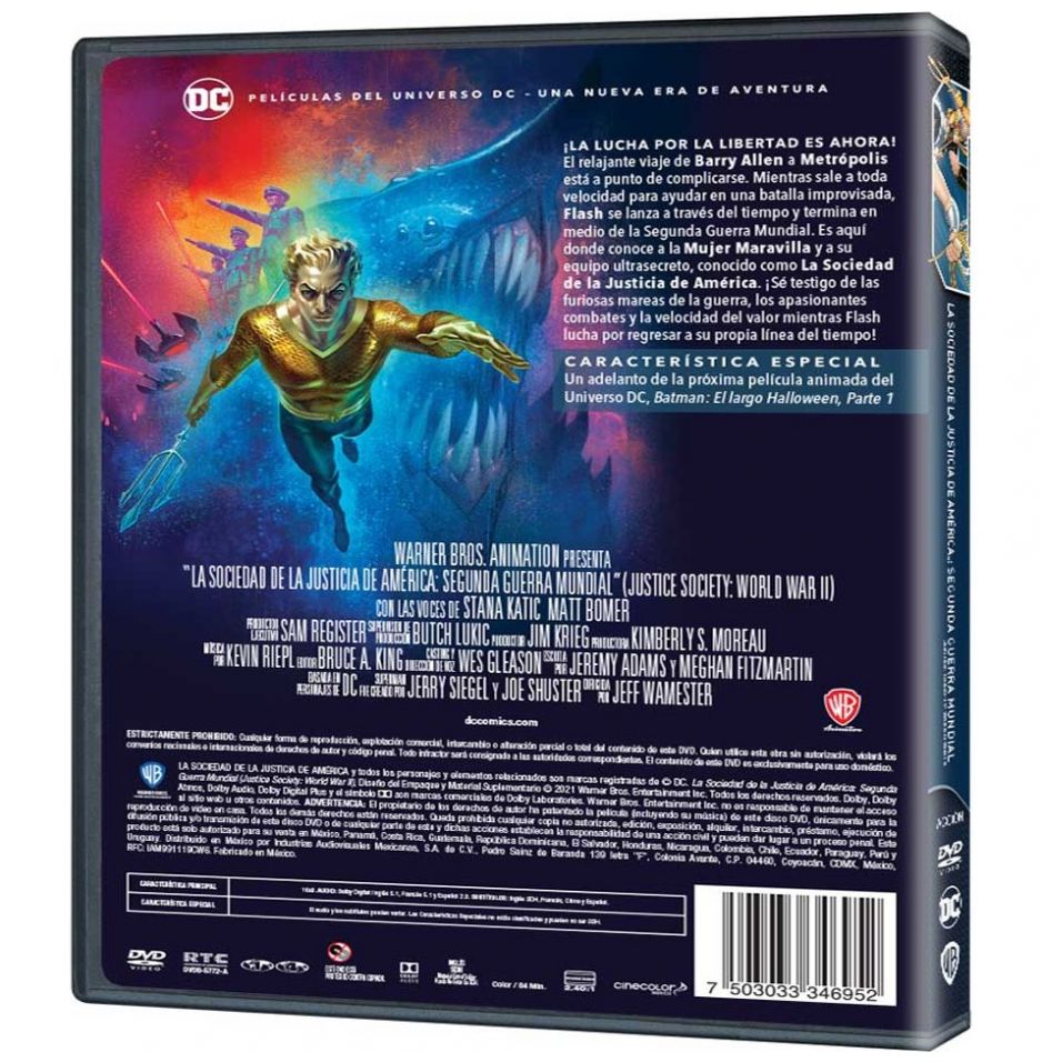 Pack con 7 Películas del Universo DC en Blu-ray