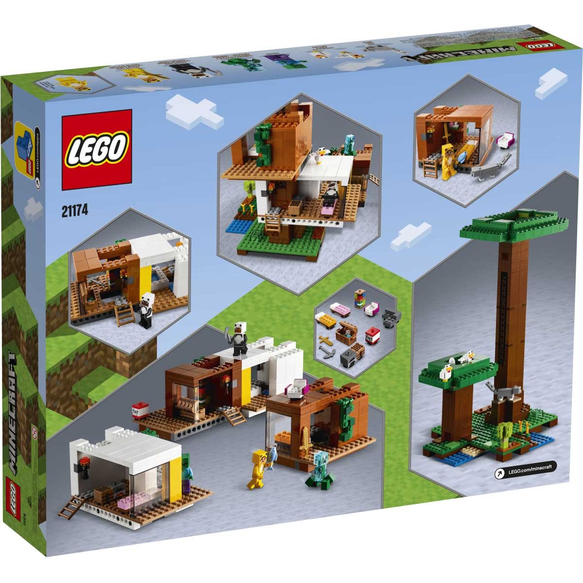 Lego minecraft casa del arbol online