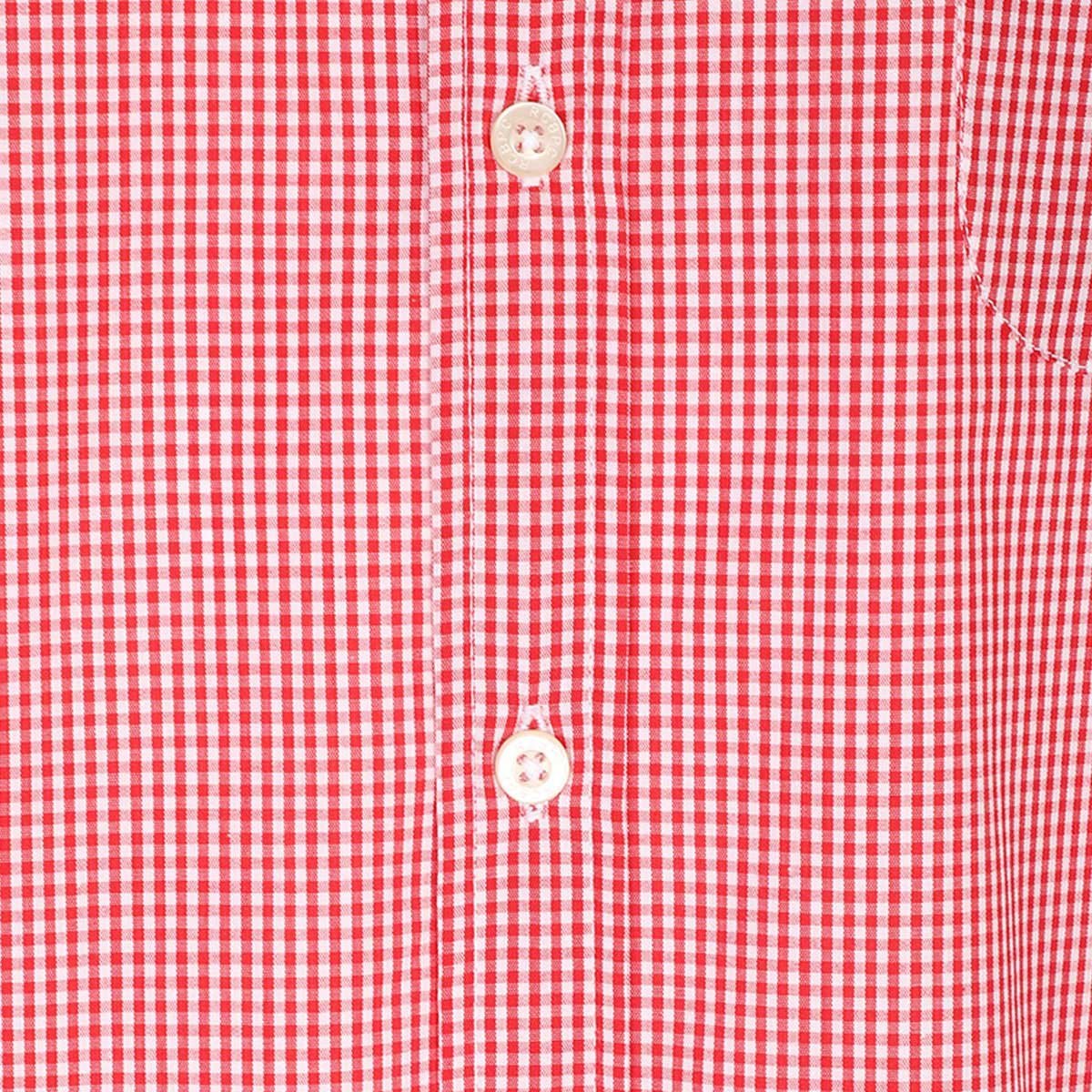 Camisa Talla Plus Manga Larga Cuadro Rojo Rcb Polo Club para Hombre