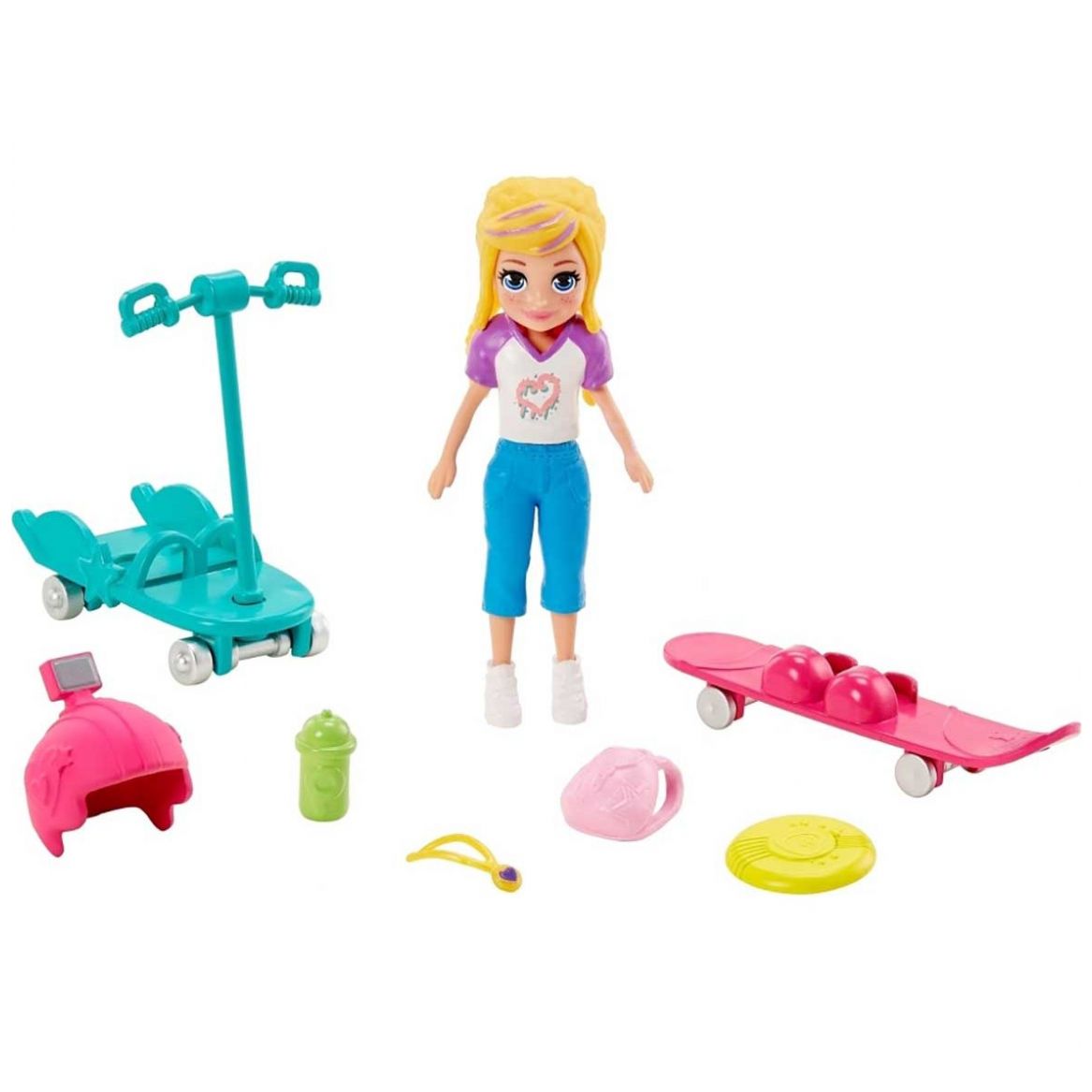 Polly Pocket Zapatos de Plataforma con Luces Brillantes