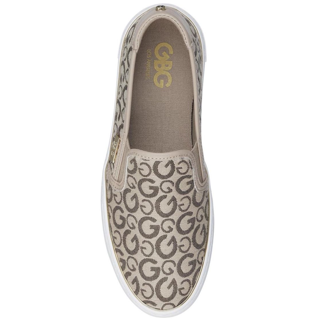 Tenis Casual Slip On Caf Combinado G By Guess