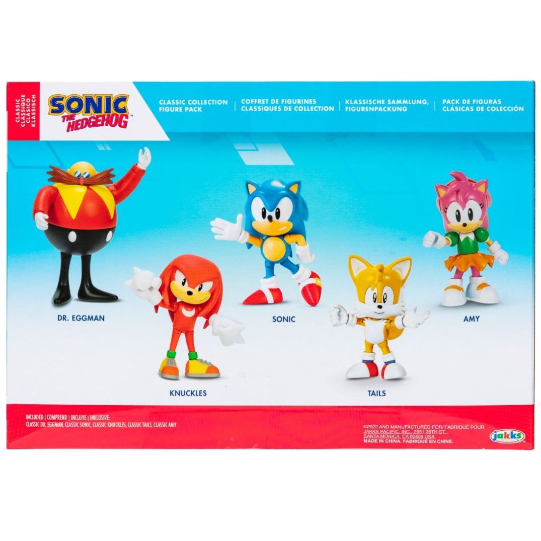 Sonic Juego de Figuras 5 Pack 2.5 Pulgadas