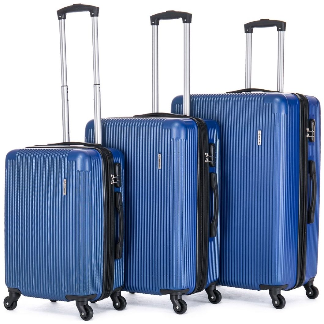 Set maletas 20, 24,12 azul - 3 pzs