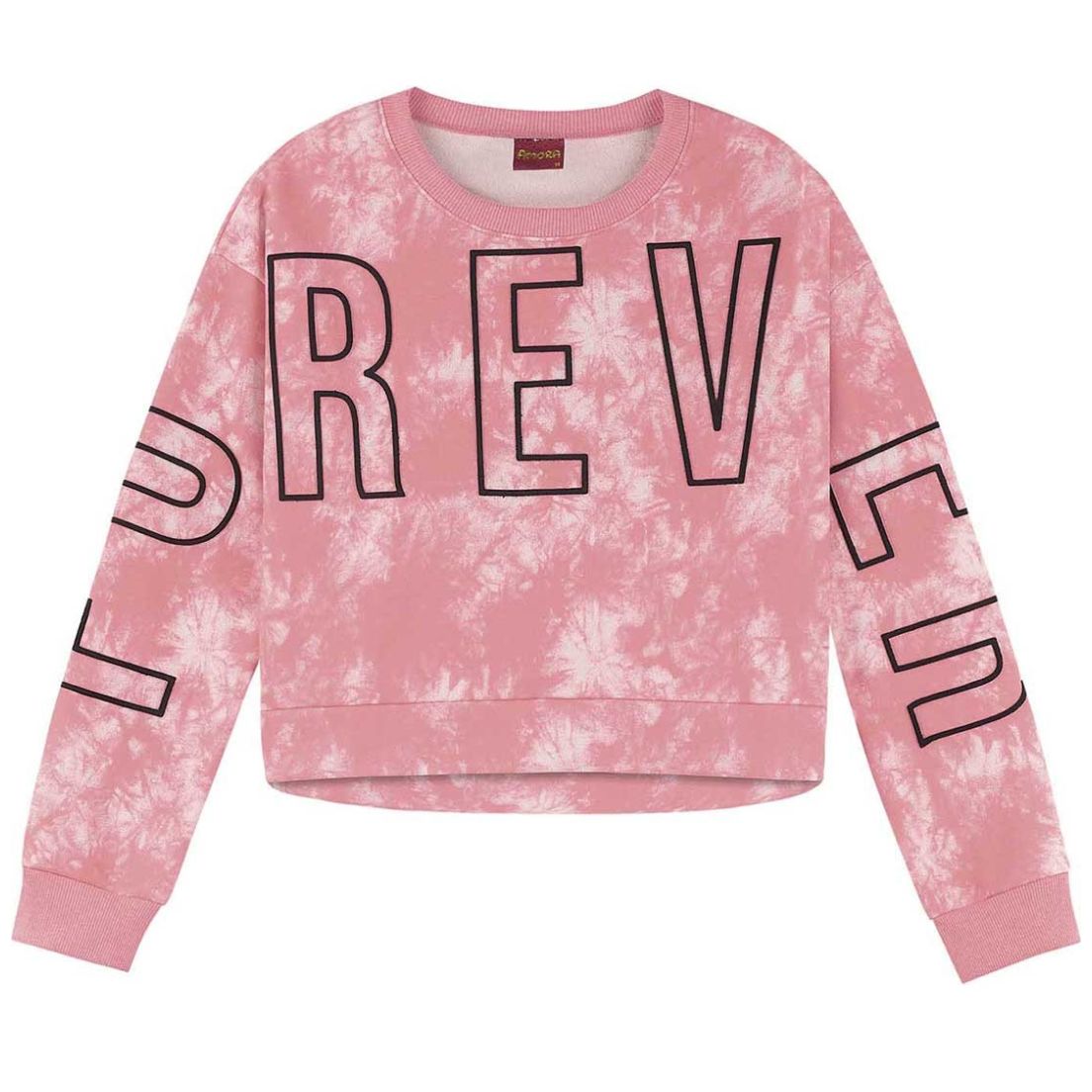 Sudadera para Ni a Corte Cropped Amora