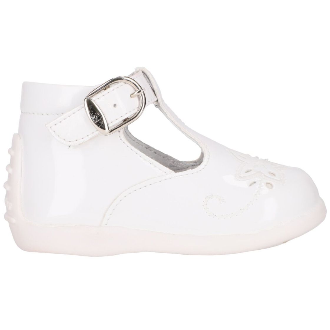 PANYNO V8 ZAPATO NIÑA CHAROL BLANCO PANYNO