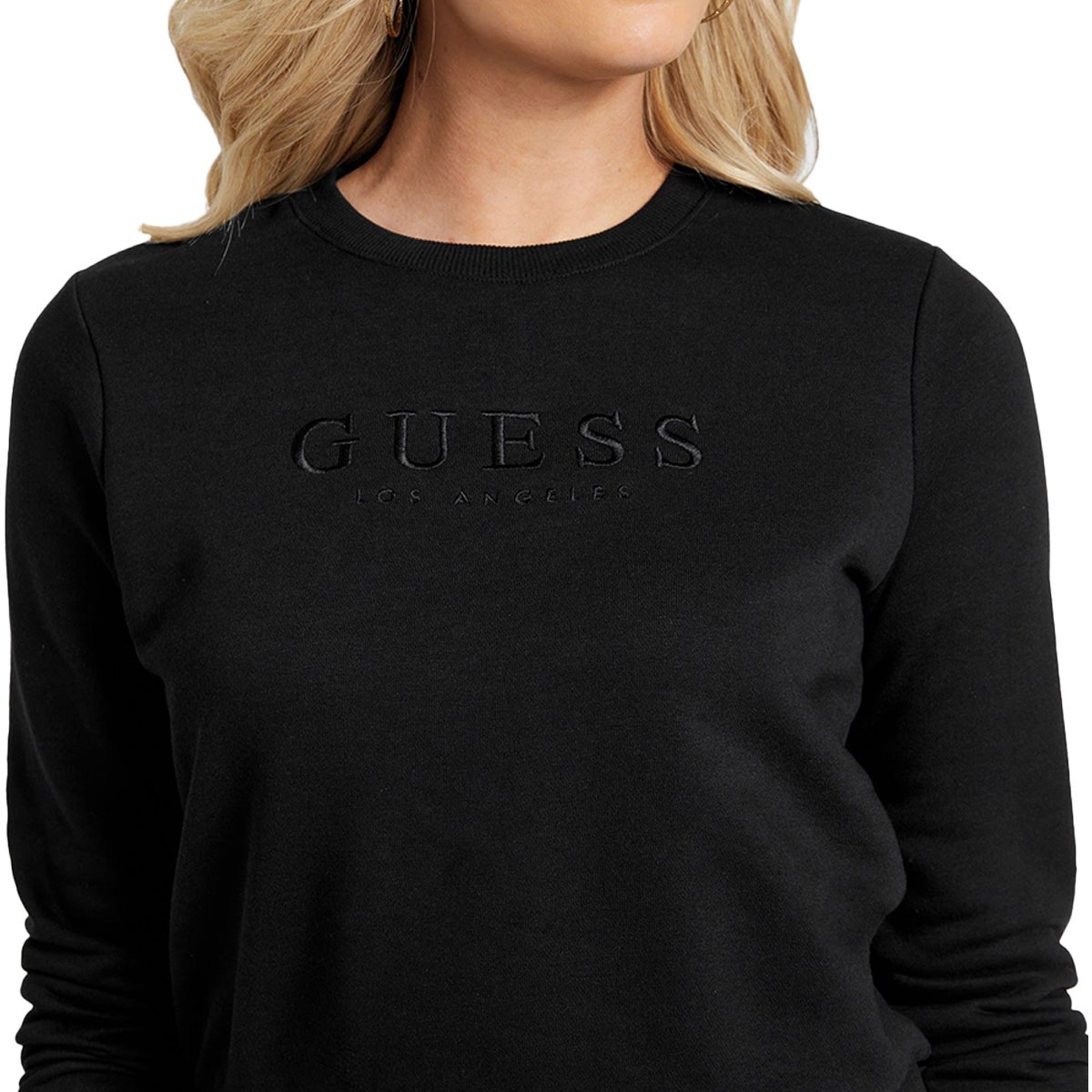 Sudadera Guess Crystal negra para mujer