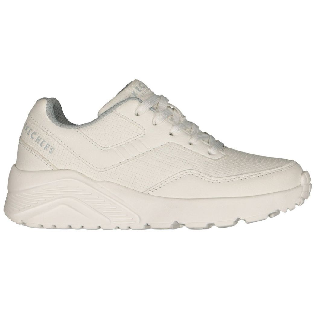 Tenis Escolar Agujeta 17 24 Blanco Skechers para Ni a