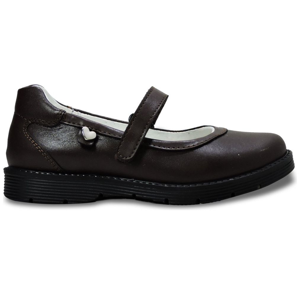 Zapato Escolar con Velcro 18 21 Caf Blasito para Ni a