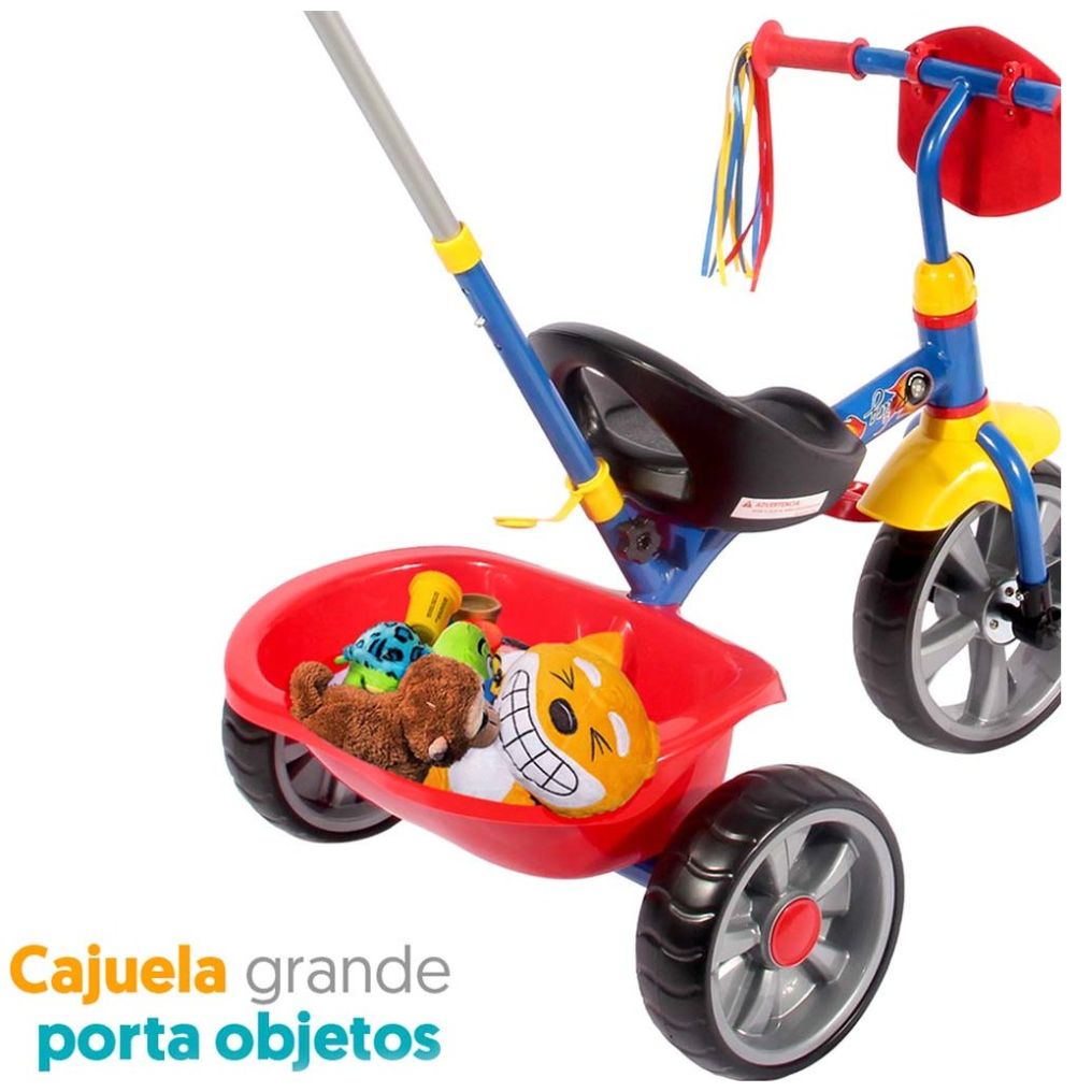 Triciclo Apache Deluxe Pushbar Big Tipper