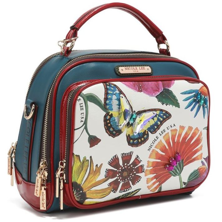 Bolso Cruzado Butter Flower Nicole Lee