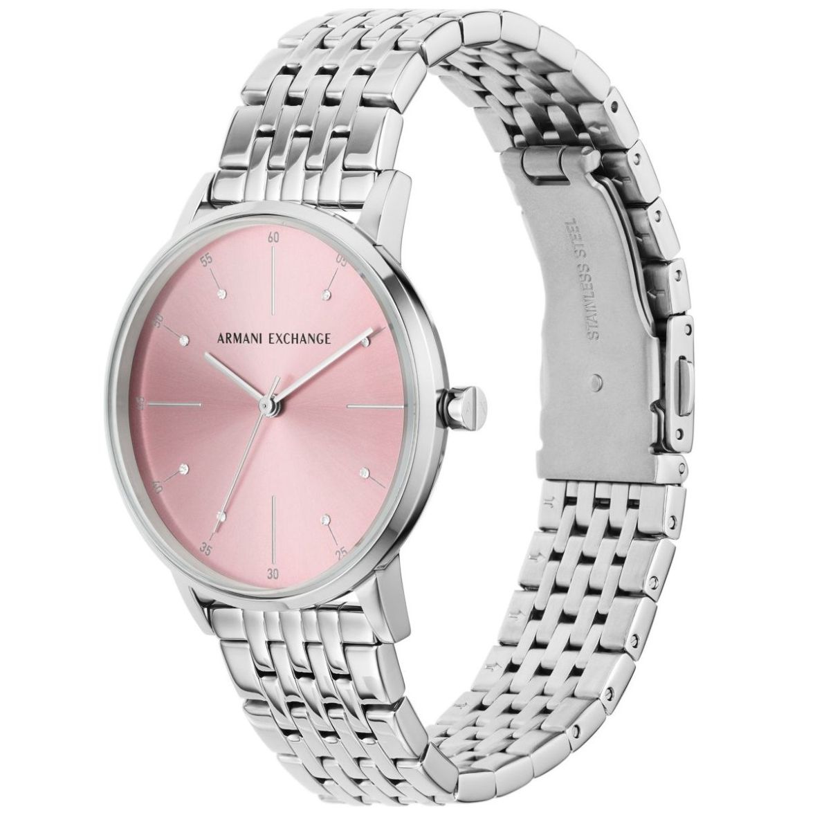 Reloj armani 2024 exchange mujer rosa