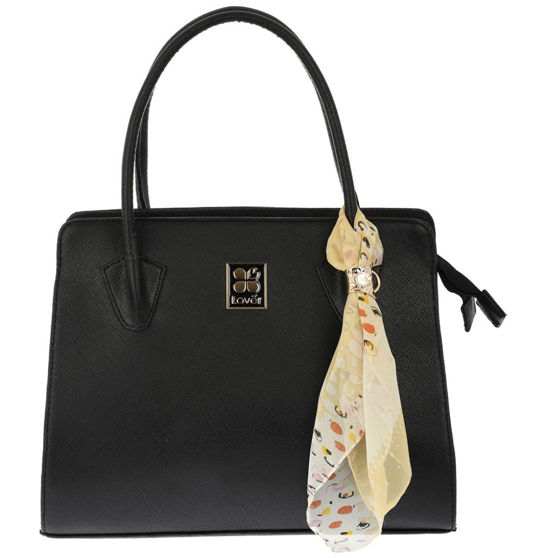 Bolsa satchel guess discount cierre negra capitonada