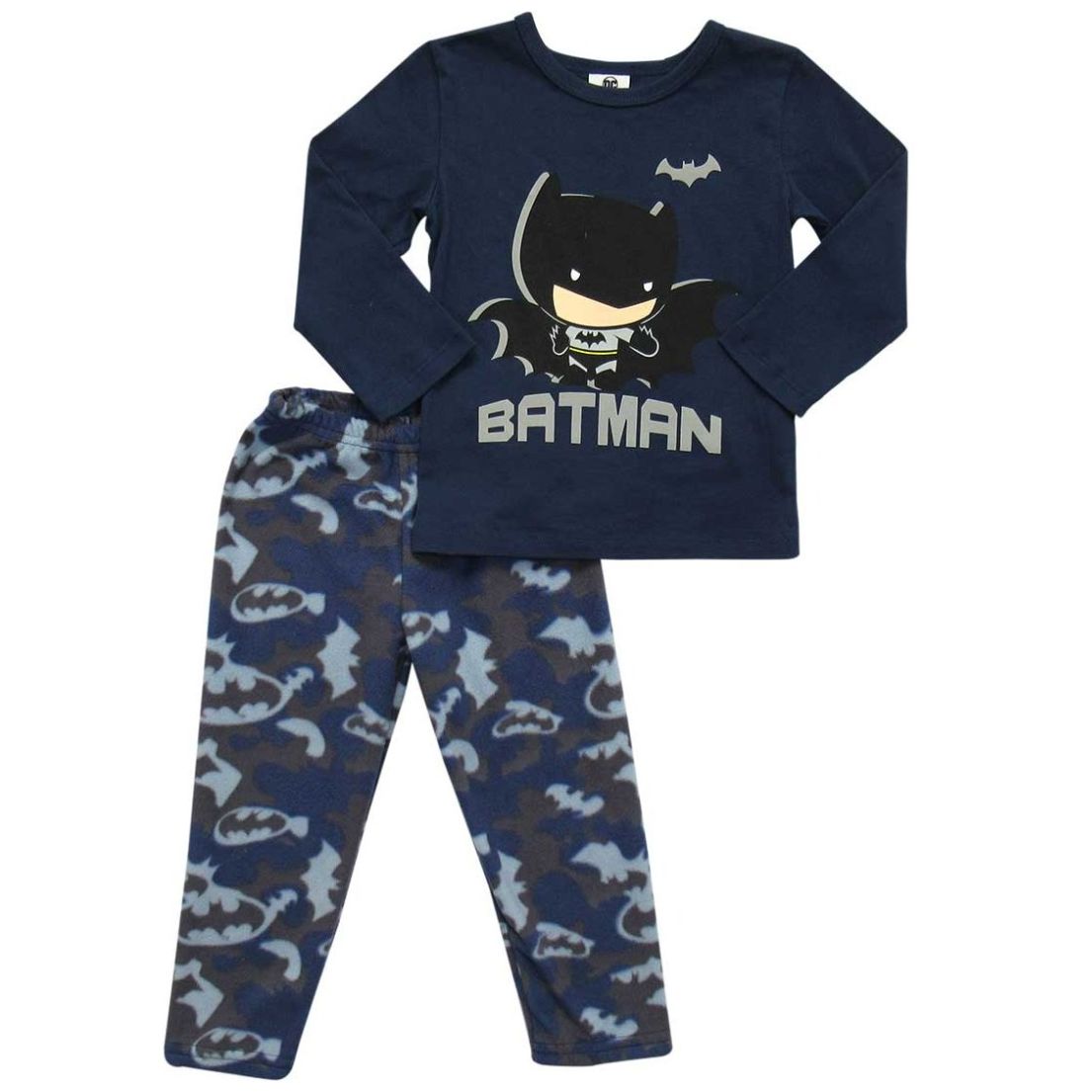 Pijama Batman Playera Manga Larga Pantal n para Beb