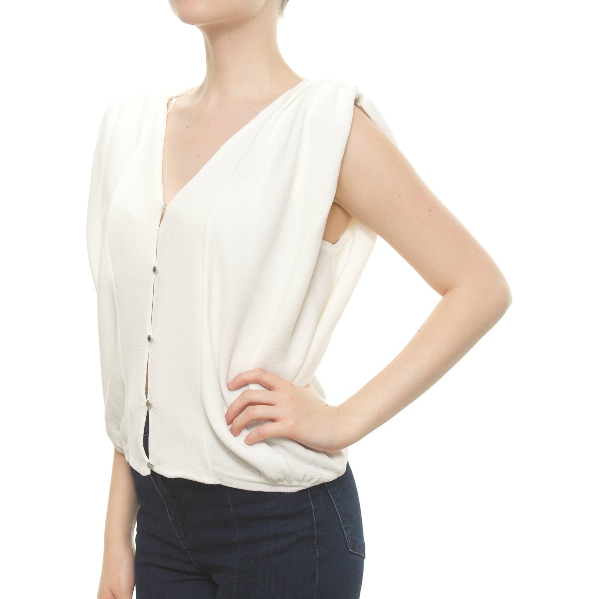 Blusa blanca para discount dama