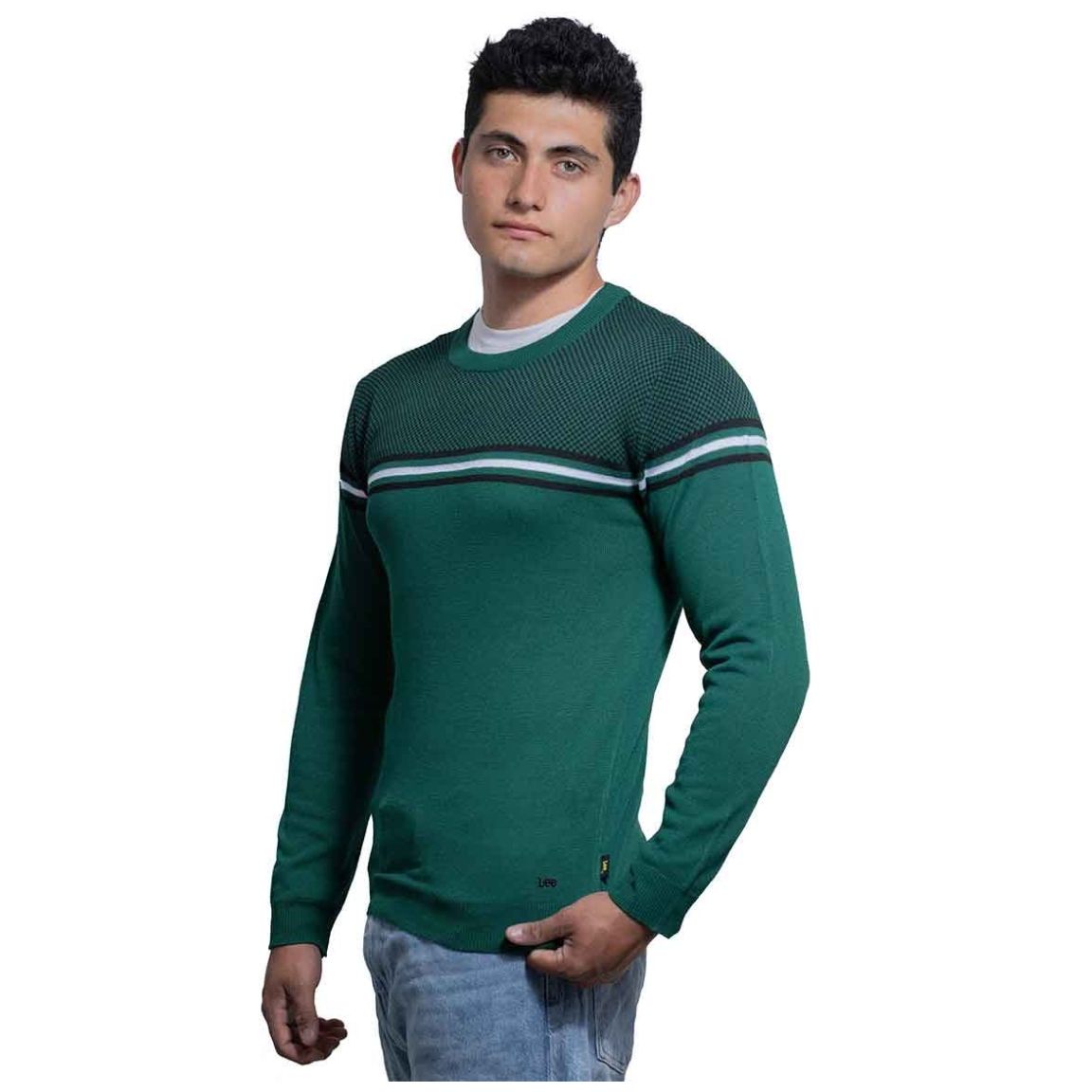 Sueter de rayas para hombre hot sale