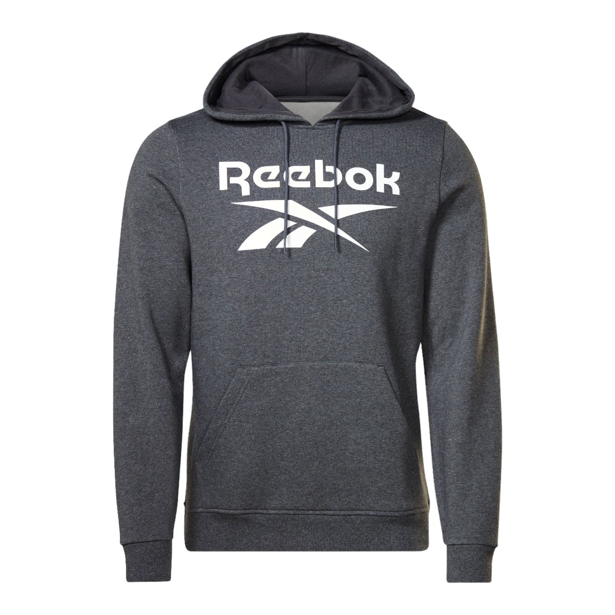 Grey reebok hoodie sale