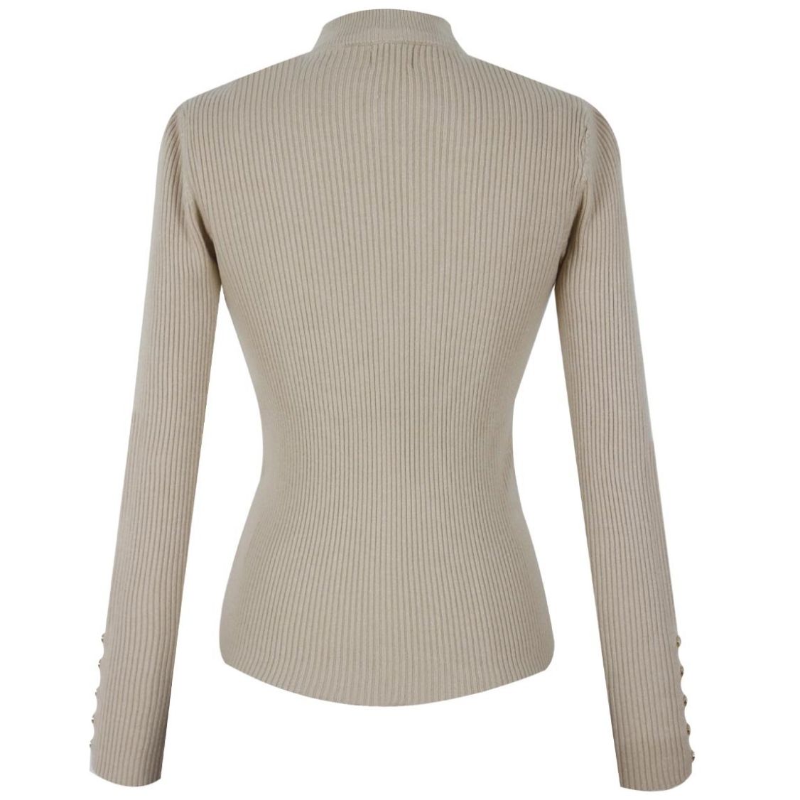 Sueter Cerrado de Cuello Ojal para Mujer Basel