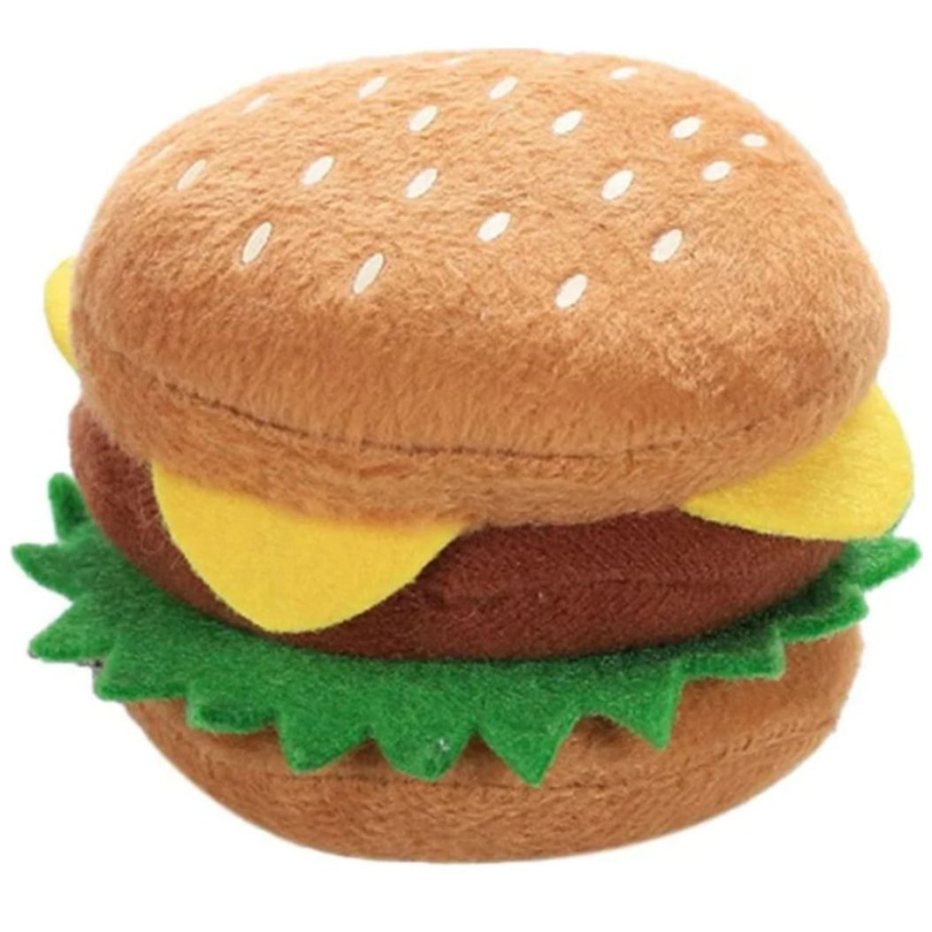 Juguete de Mascota en Forma de Hamburguesa