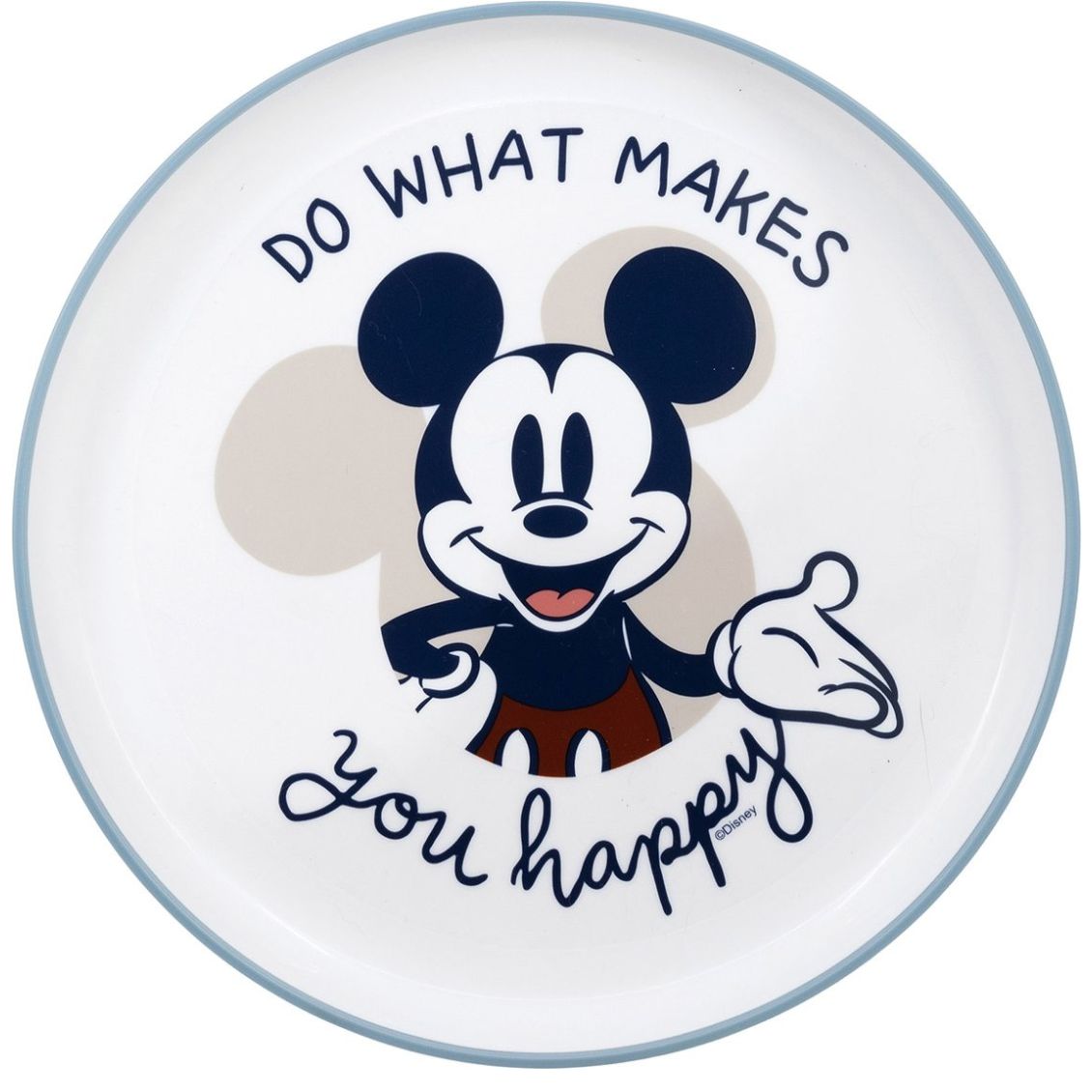 Plato Mickey Mouse 19 Cm Azul Disney