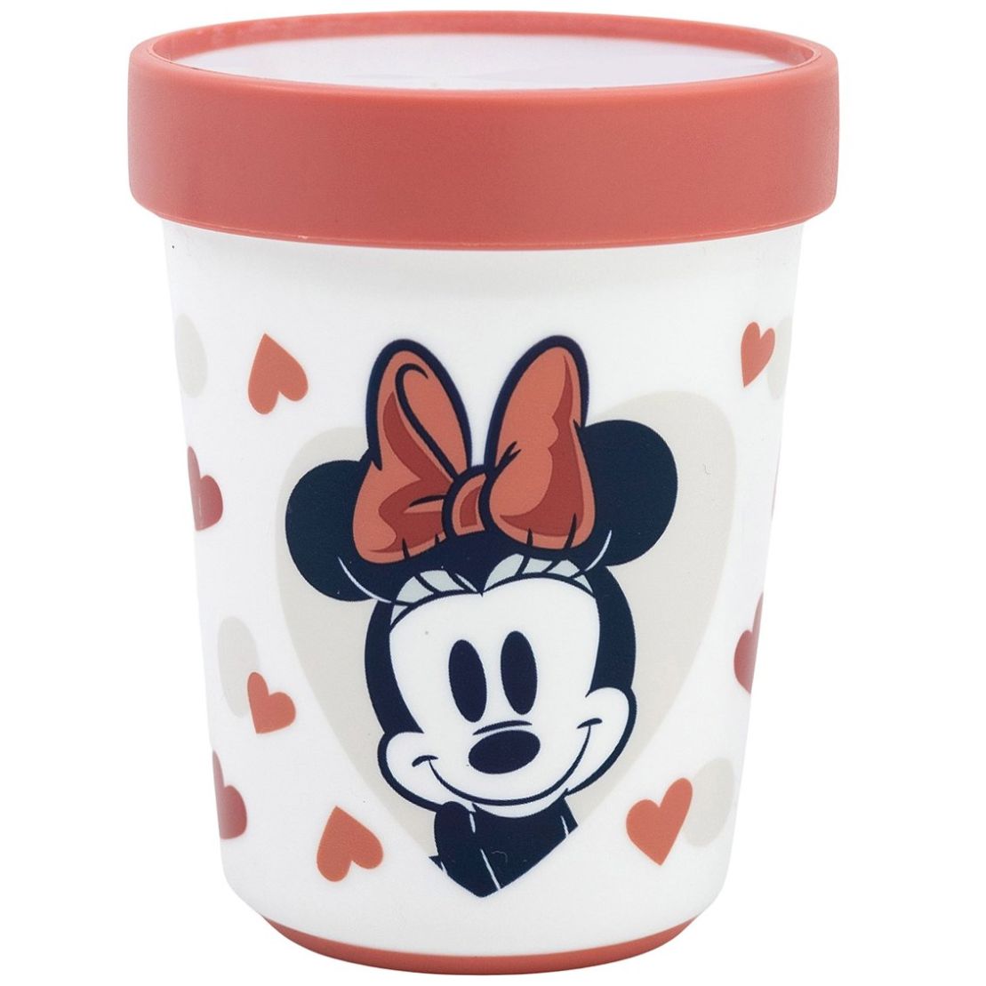 Vaso Minnie Mouse Antideslizante 250 Ml Rosa Disney