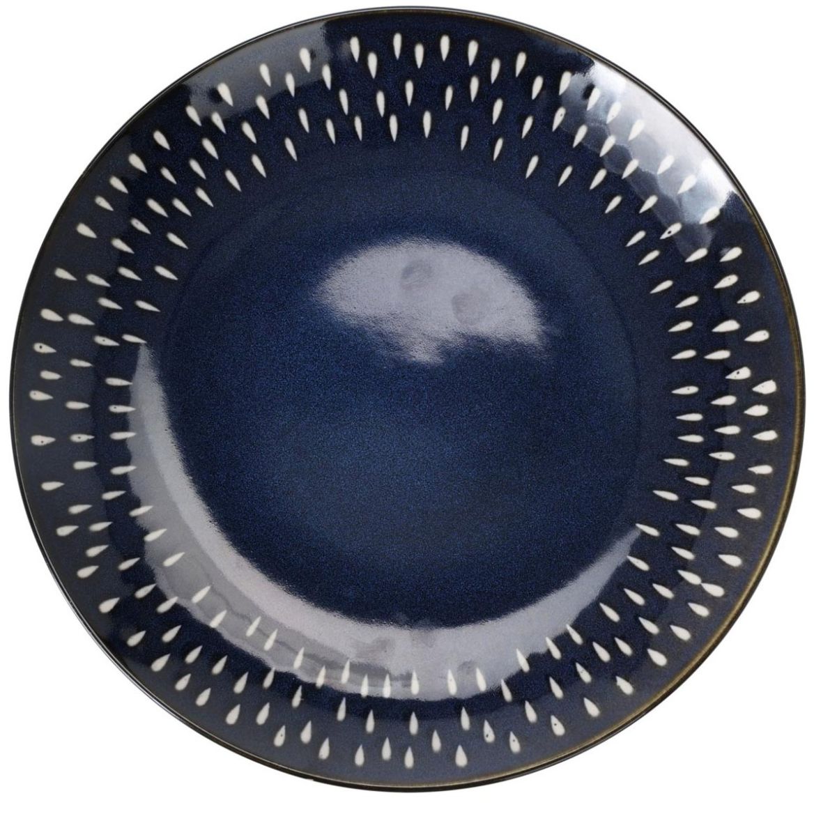 Plato Gres Azul Koopman