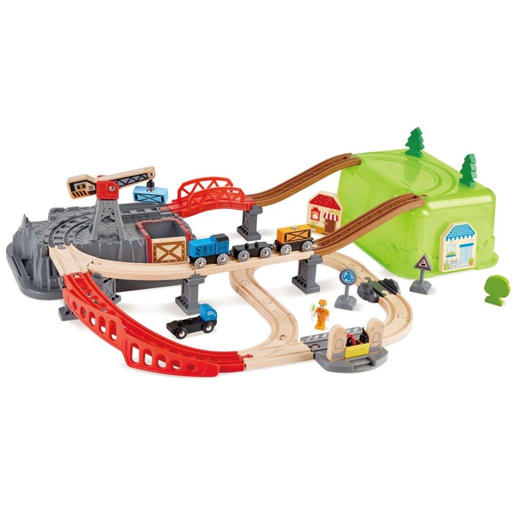 Set de Pista Circuito con Tren de Carga Hape