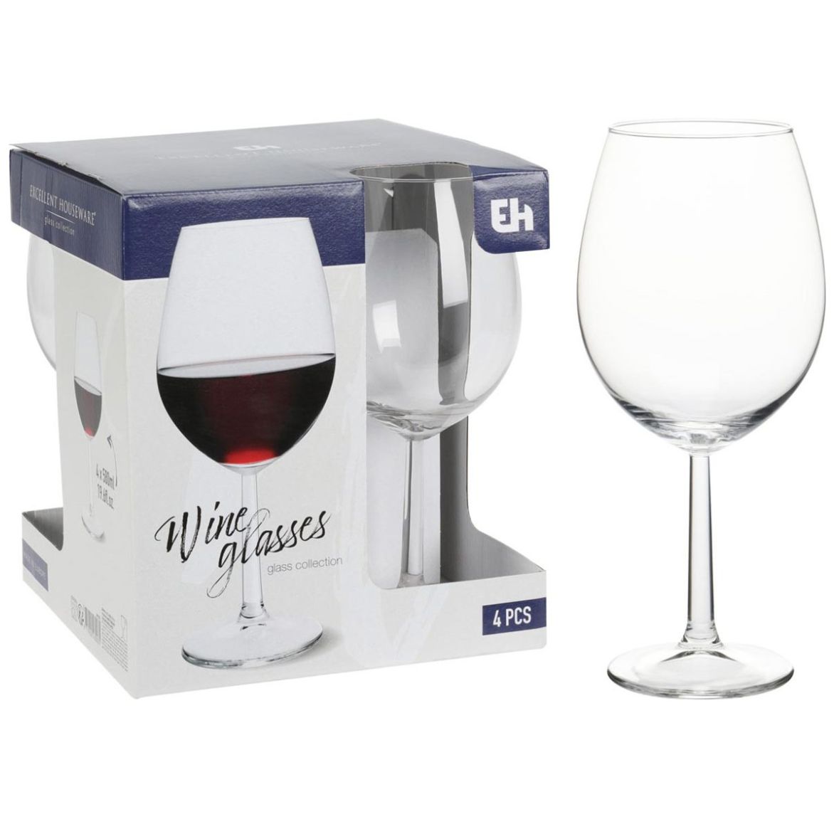 Set 4 Copas Gran Vino 580 Ml Koopman