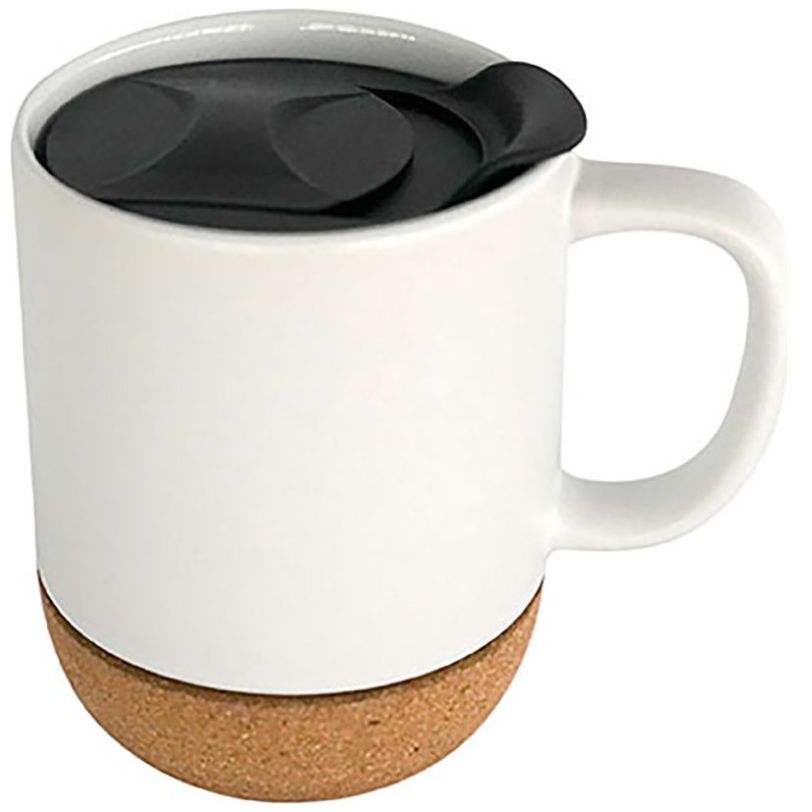 Taza Cerámica con Tapa 300Ml Chefmaker