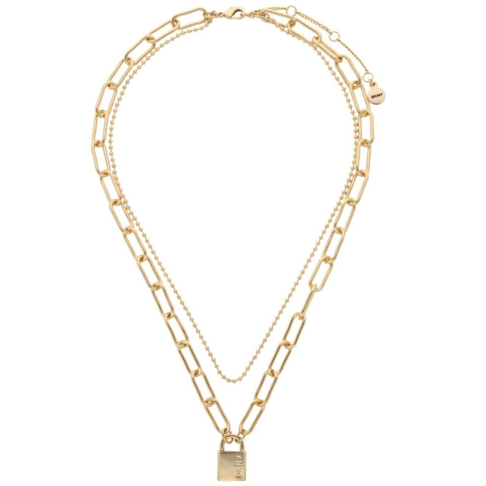 Collar Candado en Niveles para Mujer Dkny