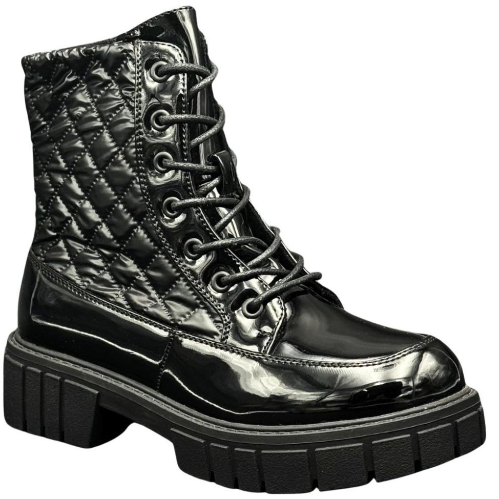 Bota con Agujeta 18-23 Negro para Niña Jeanious