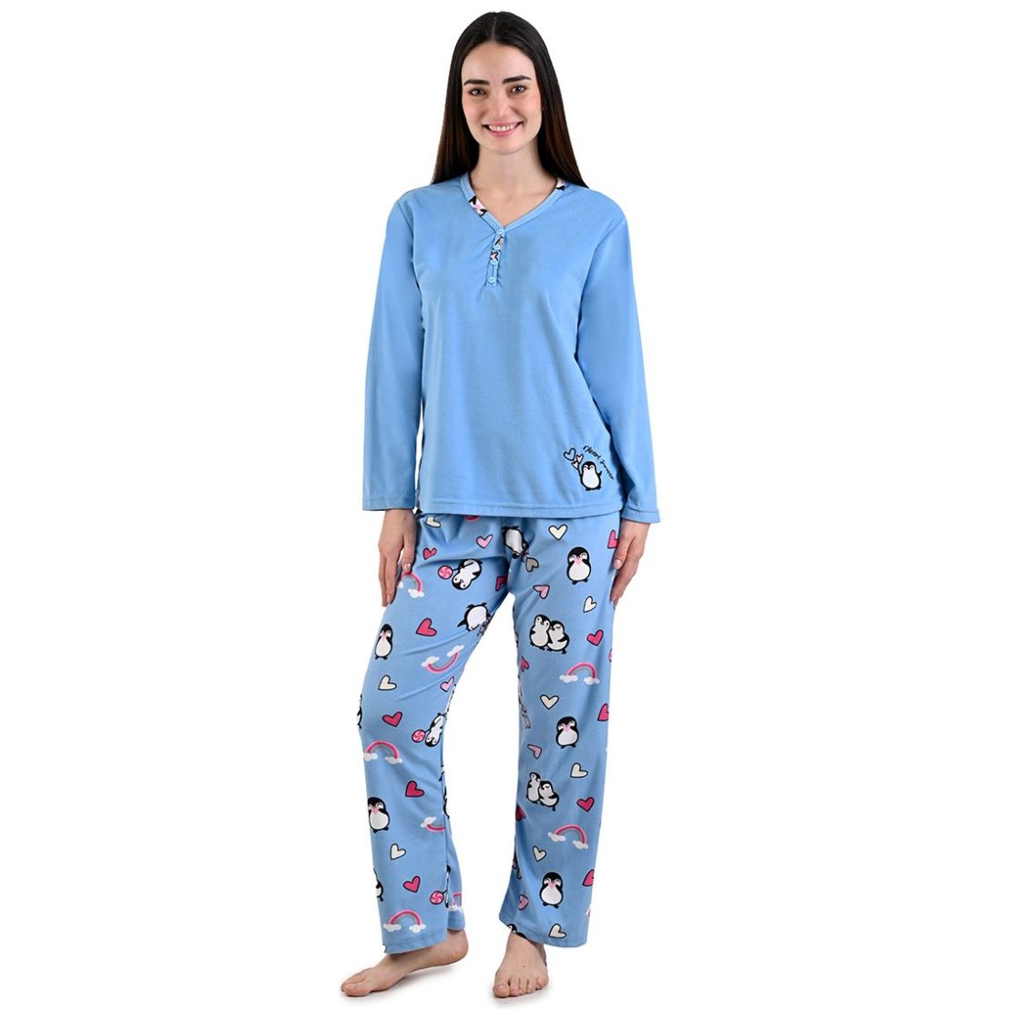 Pijama Pantalón Pingüino Sugar & Milk para Mujer