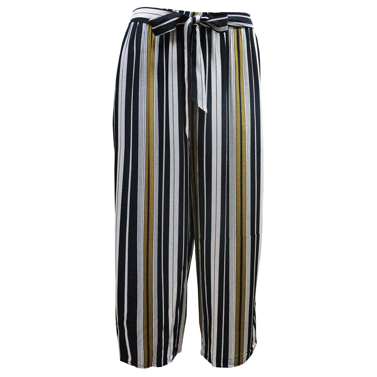 Pantalón con Cinturón Banana Limón para Mujer Curvy