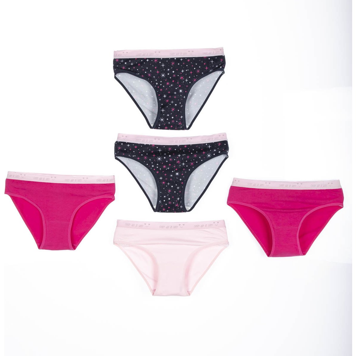 5 Pack Bikini para Niñas Skiny