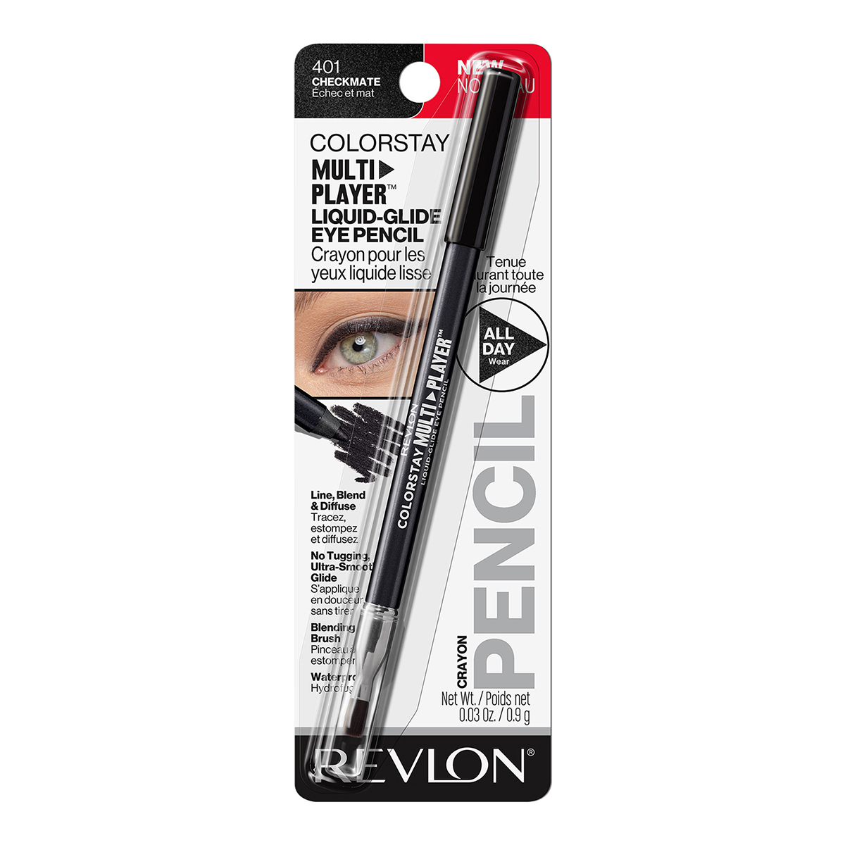 Delineador para Ojos Multiplayer Black Revlon