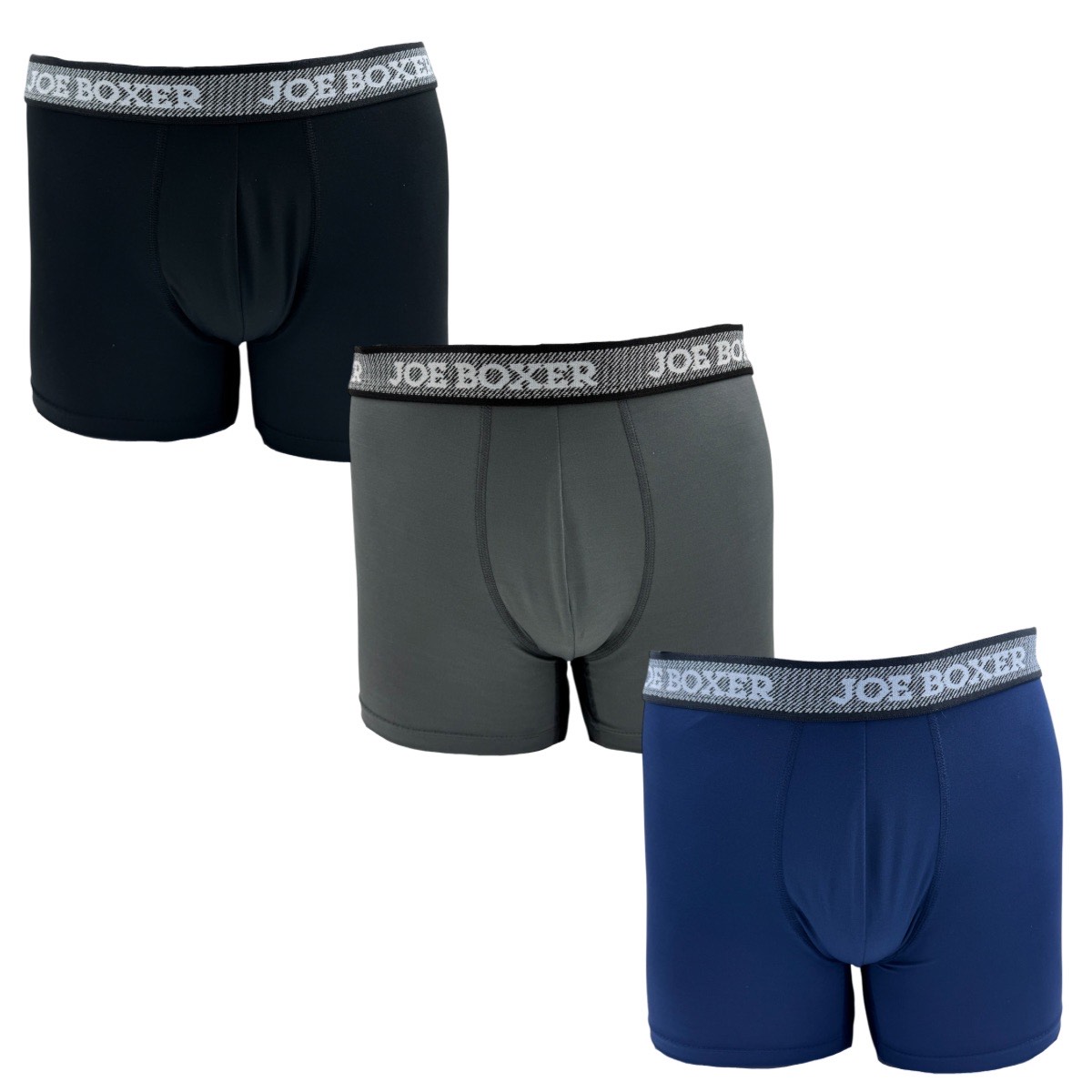 Set Boxer Trunk de 3 Piezas para Hombre Joe Boxer