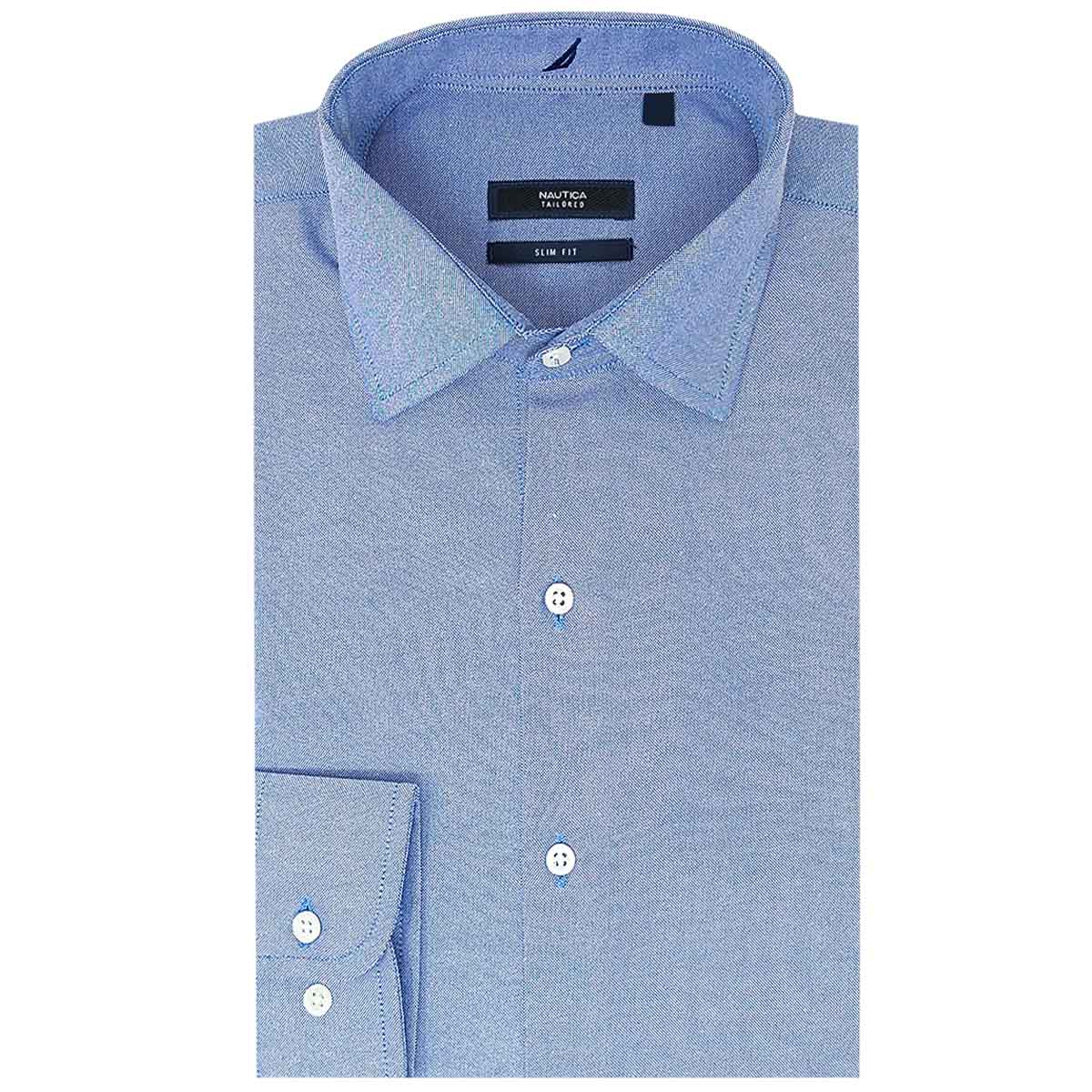 Camisa de Vestir Corte Slim Fit para Hombre Nautica