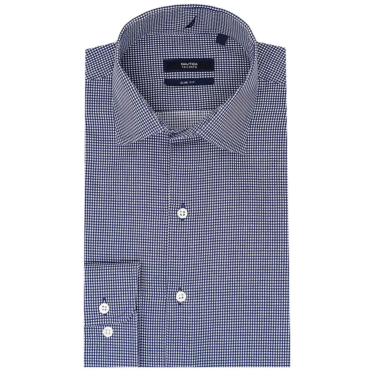 Camisa de Vestir a Cuadros para Hombre Nautica