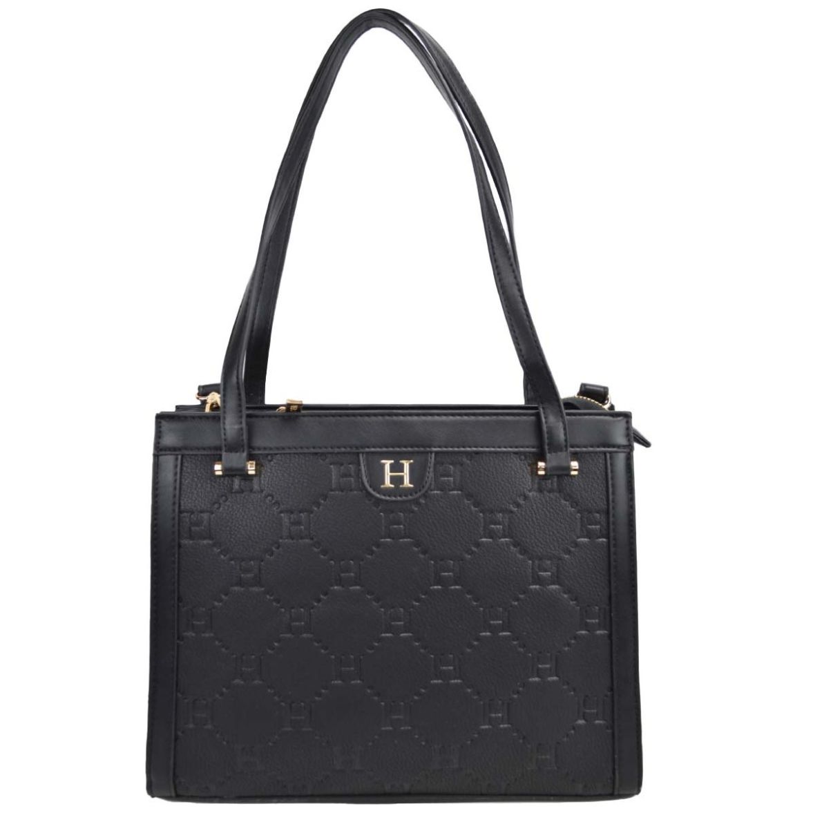 Bolso Tote Huser Negro para Mujer