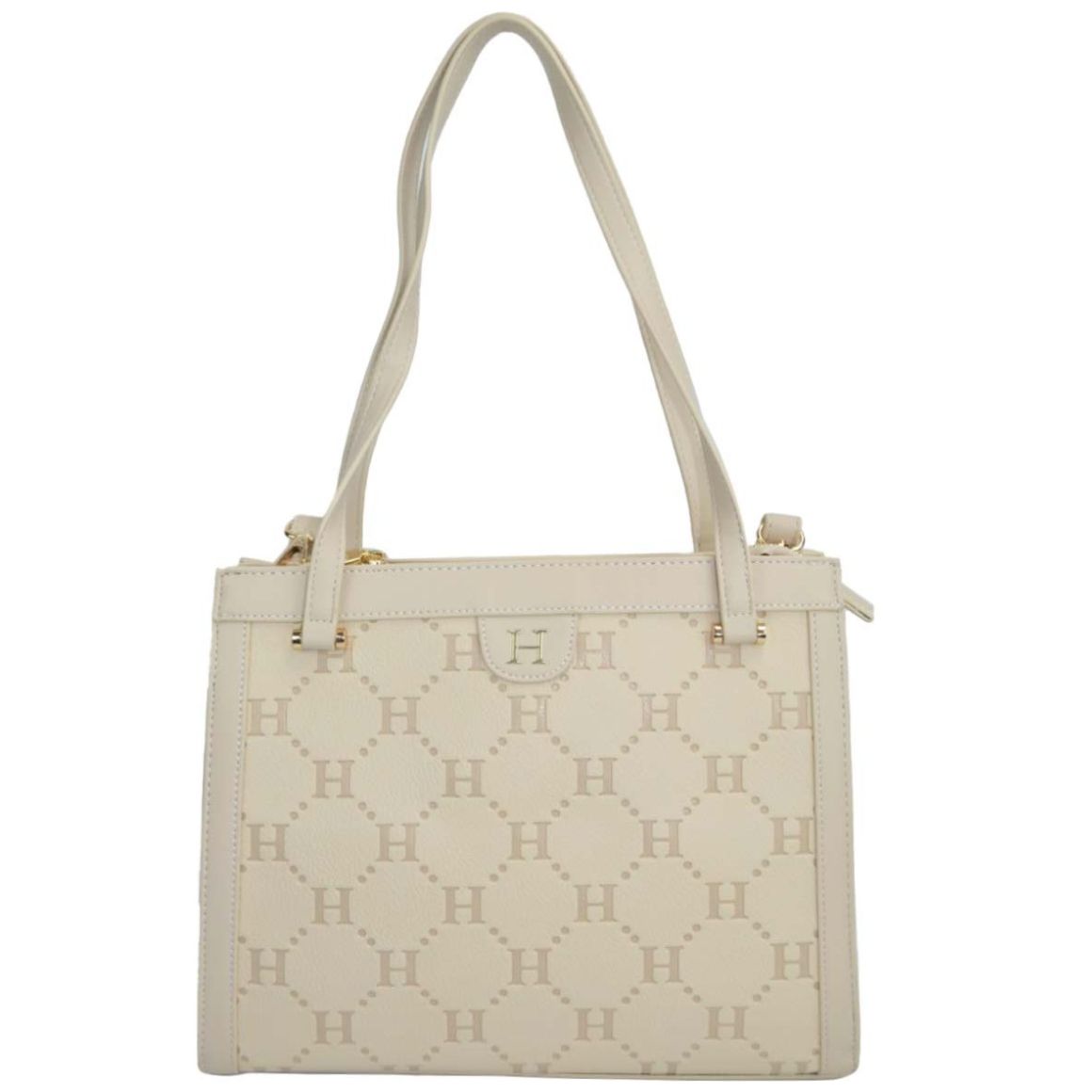 Bolso Tote Huser Beige para Mujer