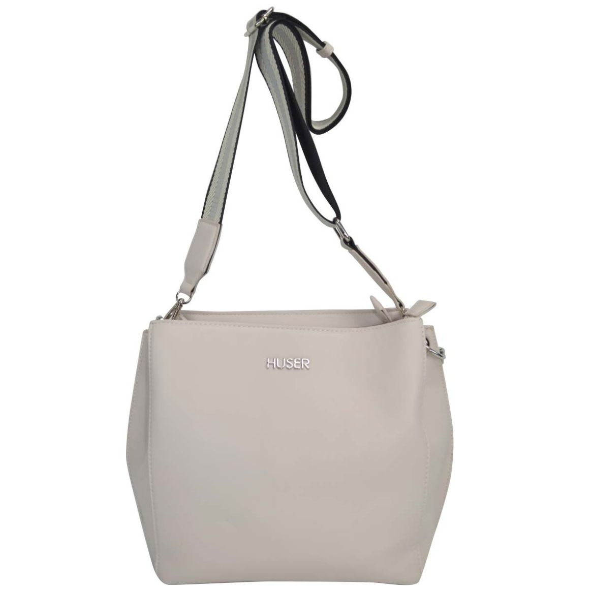 Bolso Crossbody Huser Beige para Mujer