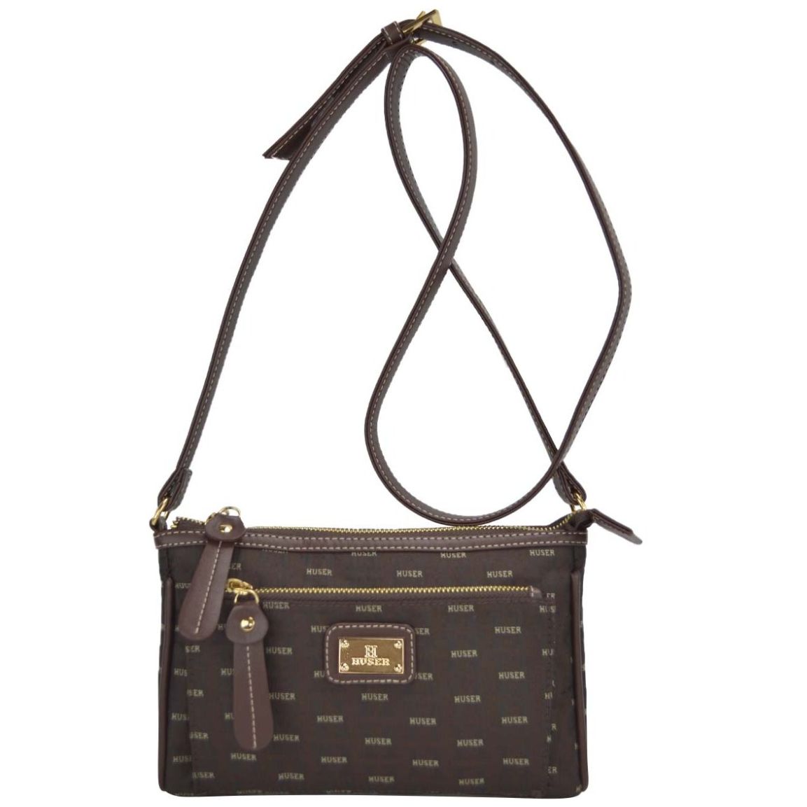 Bolso Crossbody Huser Moka para Mujer